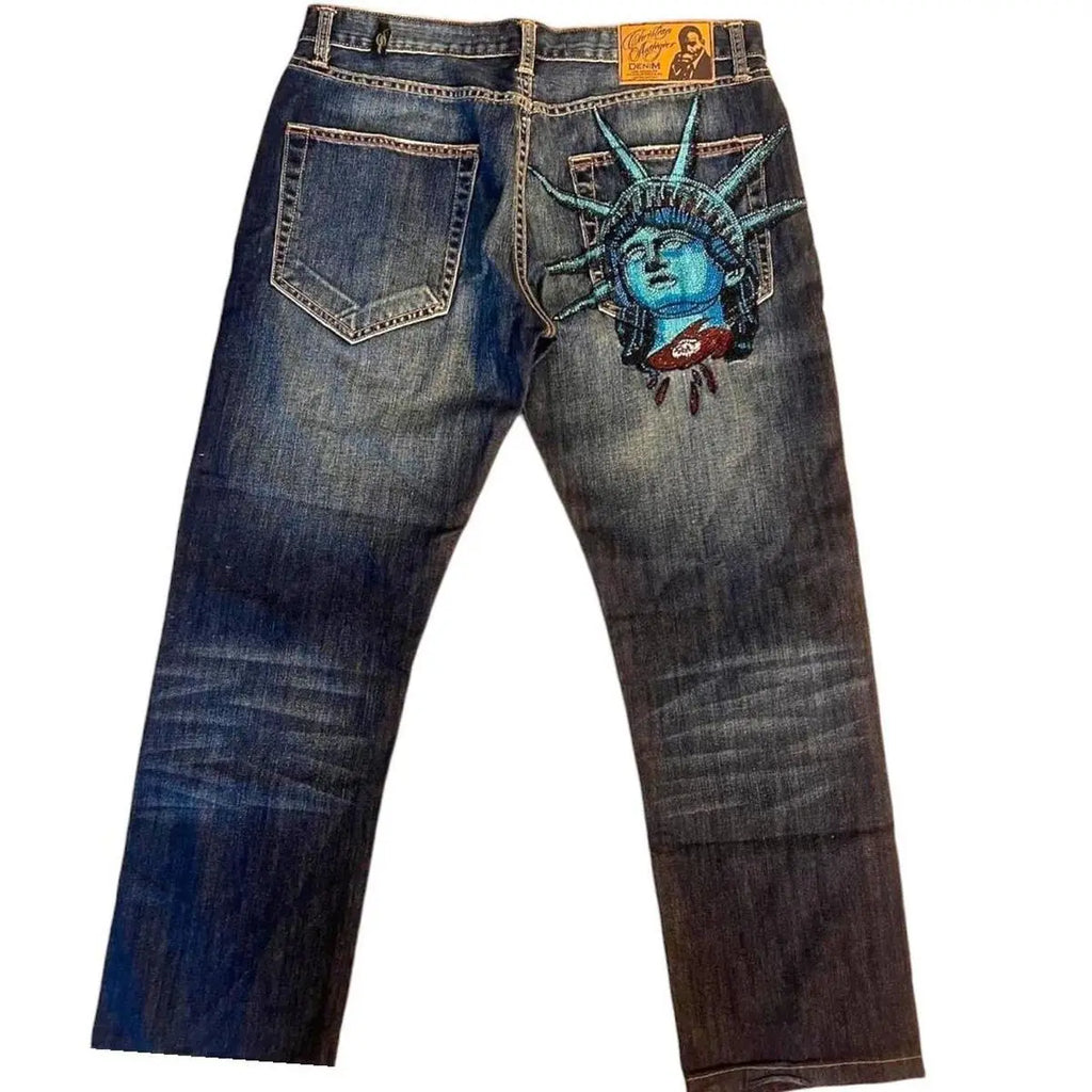 Wide Leg Jeans Harajuku Vintage Women Clothing
